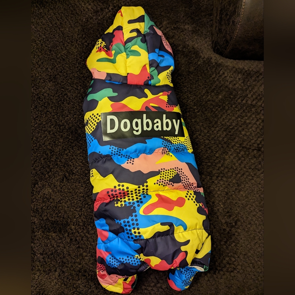 Dog snow coat jacket